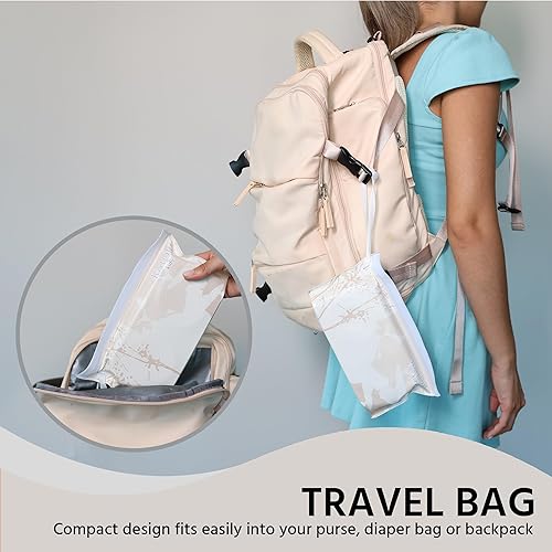 Miniatura 2 de KATORI Kids - Placa de succión para el bebé para llevar, juego de 5 platos de silicona de viaje para bebés con bolsa de viaje, plato para niños