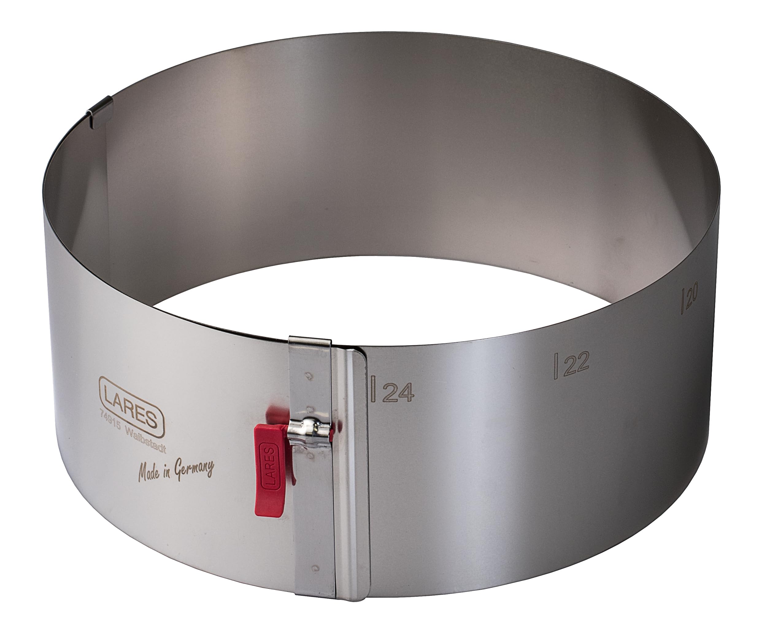 Adjustable Stainless Steel Cake Ring Ø 17-30 Cm H 10 Cm Eva - Mould