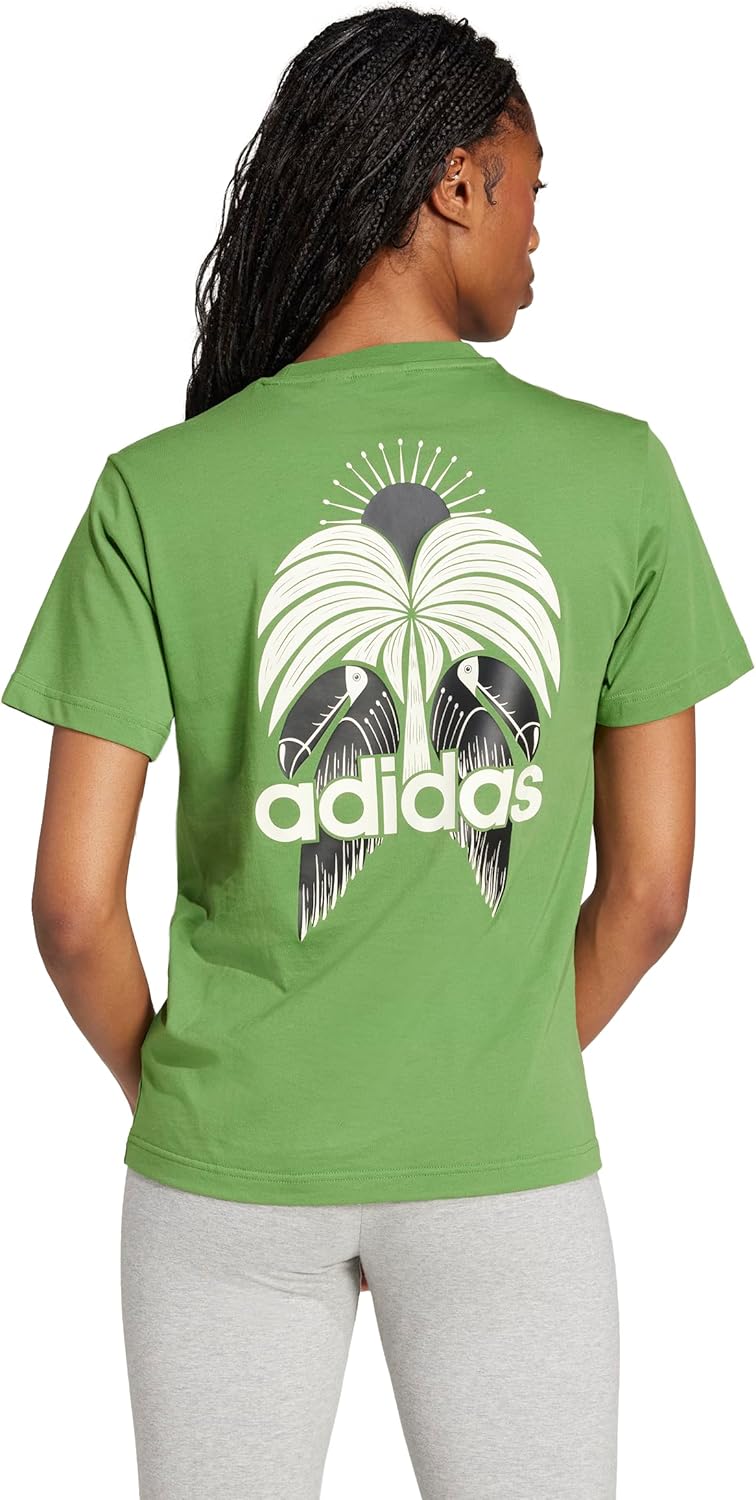 adidas Women's Farm Graphic T-Shirt - Image 4