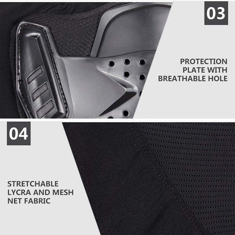 Pantalon Moto Cross Pantalon de Protection Pantalon de Ski Cyclisme Protection pour Patinage Snowboard Skating Roller Vélo VTT Descente Handball Rugby
