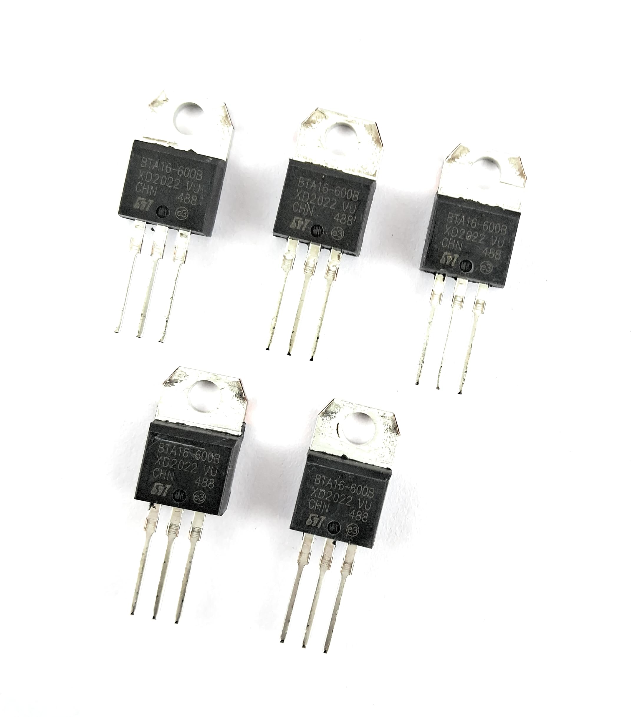 SME 5 pics BTA16 600B TRIAC 16A 600 Volts