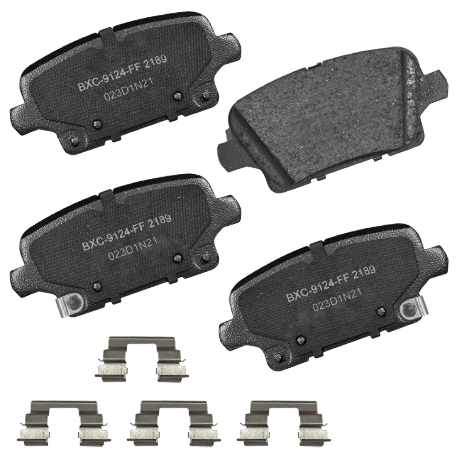 Bendix Premium SBC2189 Ceramic Rear Brake Pads for Buick Envision 2022-2021, Regal Sportback 2019-2018, Cadillac XT4 2023-2019