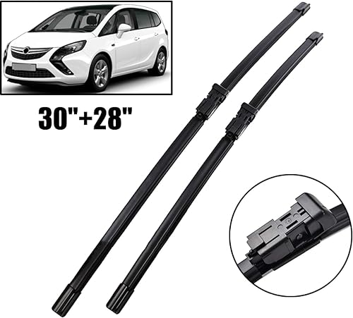 Miniatura 3 de for Opel Zafira Tourer C 2012-2020, Wiper LHD Front Wiper Blades Windshield Windscreen Window Car Rain Brushes 30"+28"