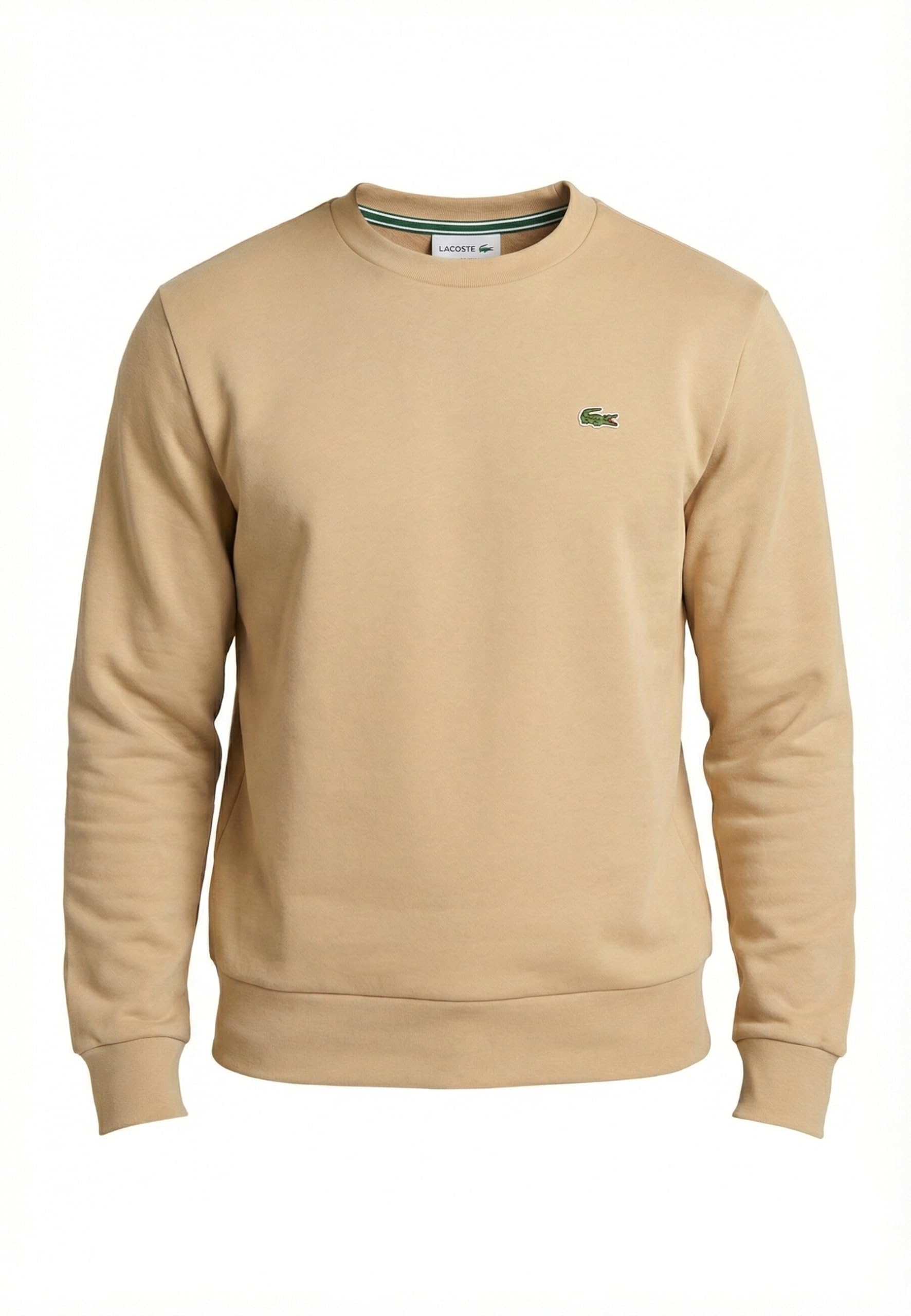 Lacoste Unisex Tan Sh9608 Crew Sweat  Extra Large