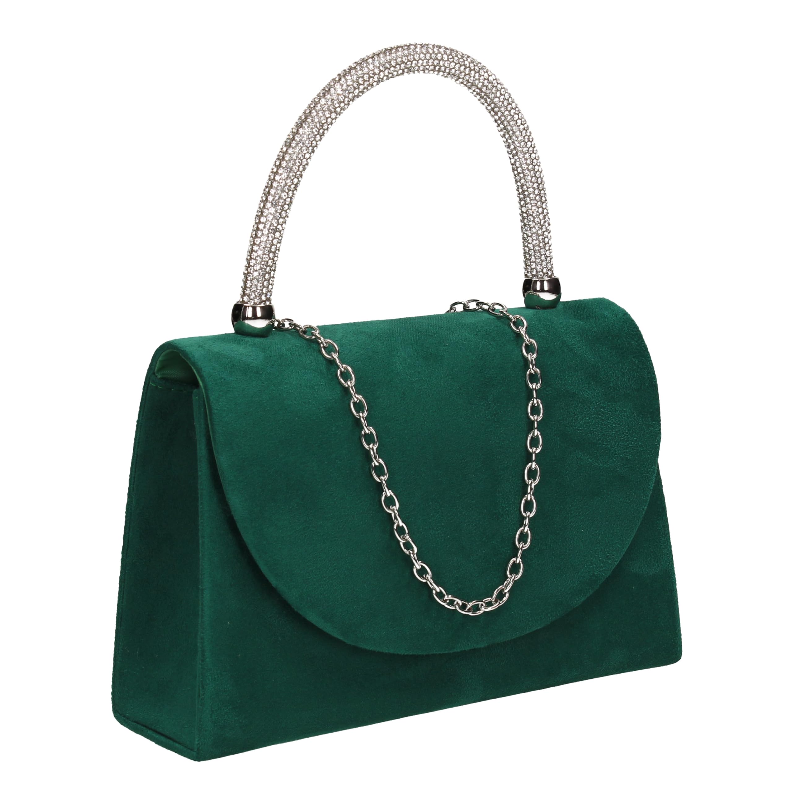 SwankySwans Women's Beatrice Clutch Bag, Green, One Size