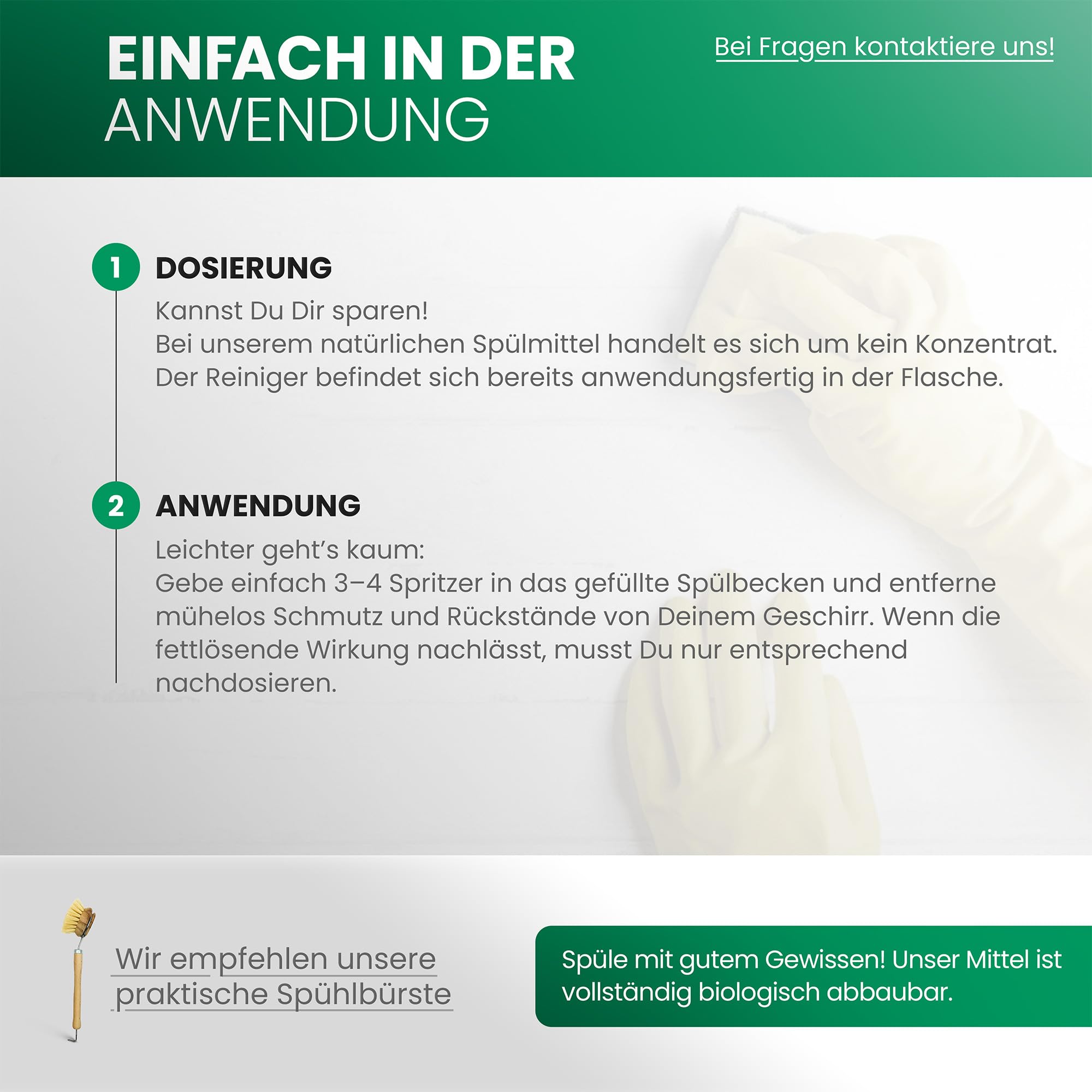 BiOHY BiOHY Set di detersivi per piatti, tanica da 10 litri, accessori | | | Detersivo | Rubinetto | Dosatore | Contenitore di miscelazione | Spazzola per lavaggio | Detergente ecologico per una