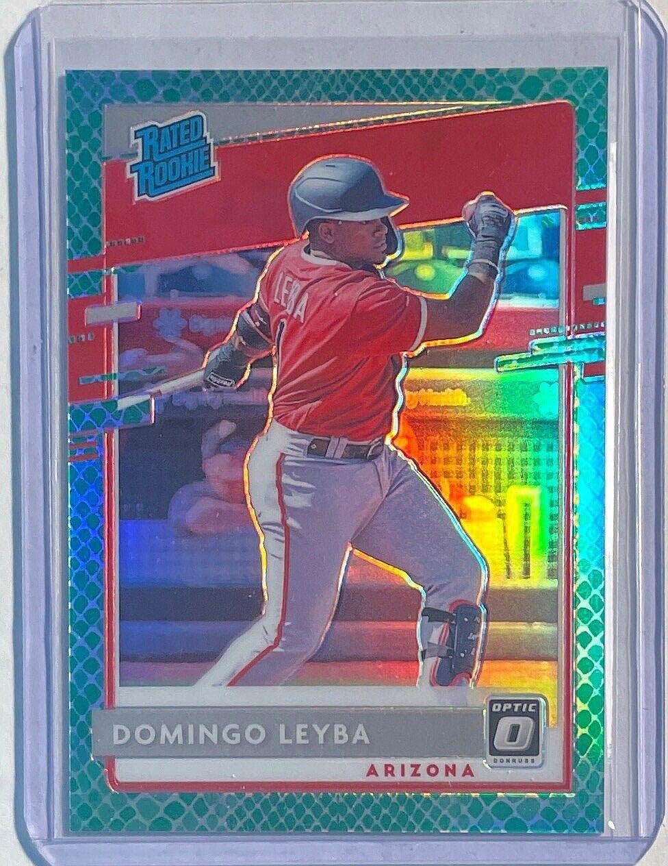 Domingo Leyba 2020 Donruss Optic Rated Rookie Snakeskin Prizm #d 35/84 - Baseball Slabbed Rookie Cards