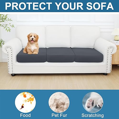 Miniatura 54 de Smiry Fundas de cojín de sofá con estampado, fundas de sofá elásticas y suaves para sofá, funda de sofá antideslizante lavable protector de muebles