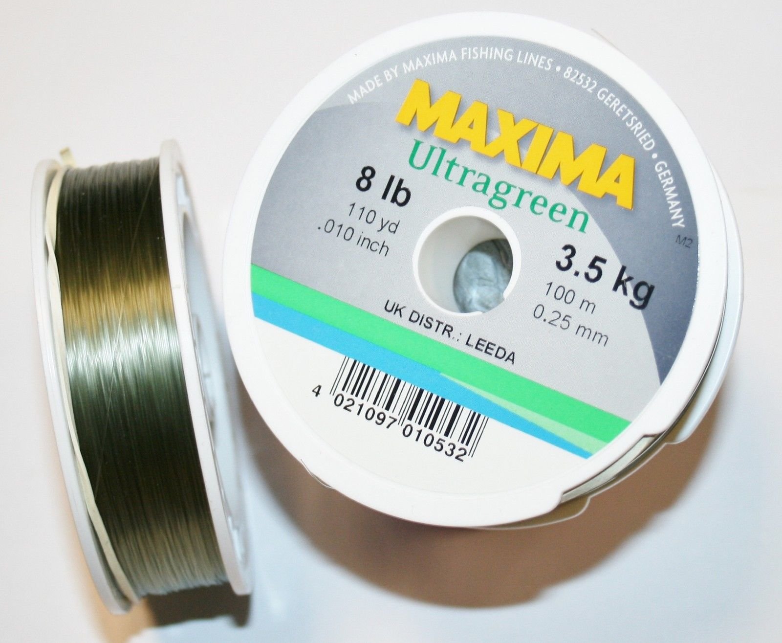Leeda Maxima Ultragreen 8lb 100M fishing line