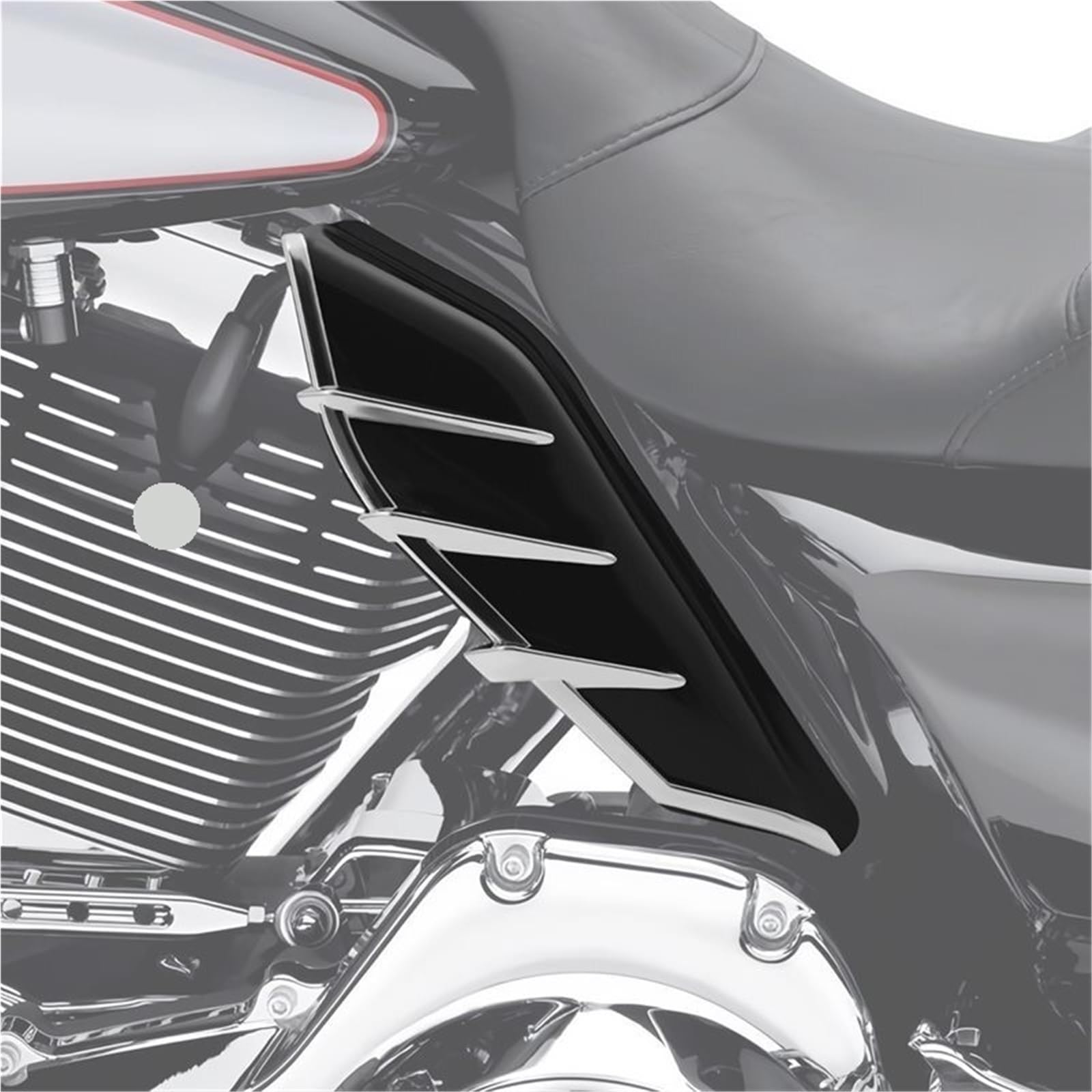 Osłona przeciwwiatrowa motocykl Pasuje do Touring przemieszczanie się po ulicy Road King Electra Glide FLHX 2009-2017 motocykl osłona termiczna deflektor powietrza tapicerka