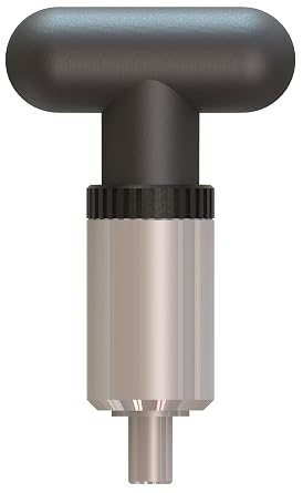 AI1/2S1.5-B-TR6 1/2" short tip, 2.25" Rounded T Knob Spring Loaded Pop Pin with 1.50" weld on barrel included