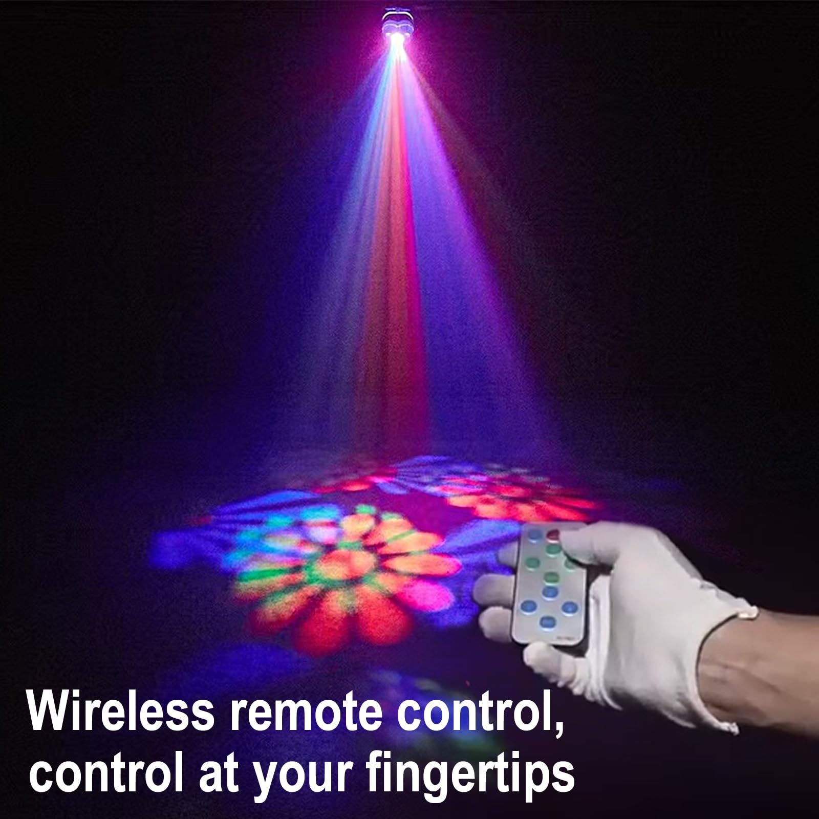 Éclairage de scène 3 en 1 LED stroboscopique RG LED DJ Éclairage DMX Activé par le son Lumière disco pour club, bar, karaoké, mariage, événement et spectacle