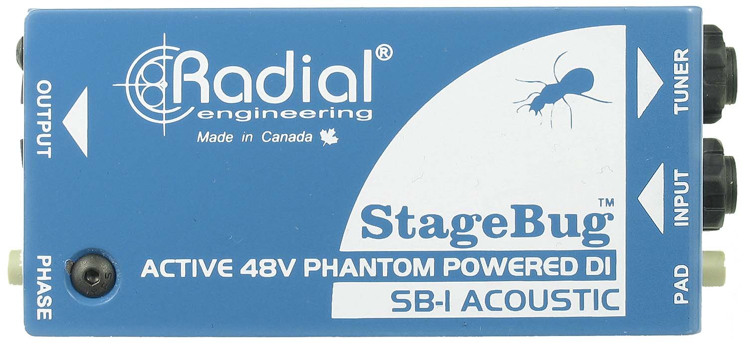 Radial StageBug SB-1 アクティブDI Radial StageBug SB-1 Active Acoustic Direct Box