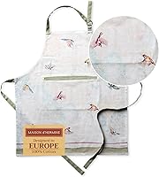 Vista 12 de Maison d' Hermine Delantal 100% de algodón para mujeres con bolsillo de cocina delantal de chef para hombres, decoración de Pascua