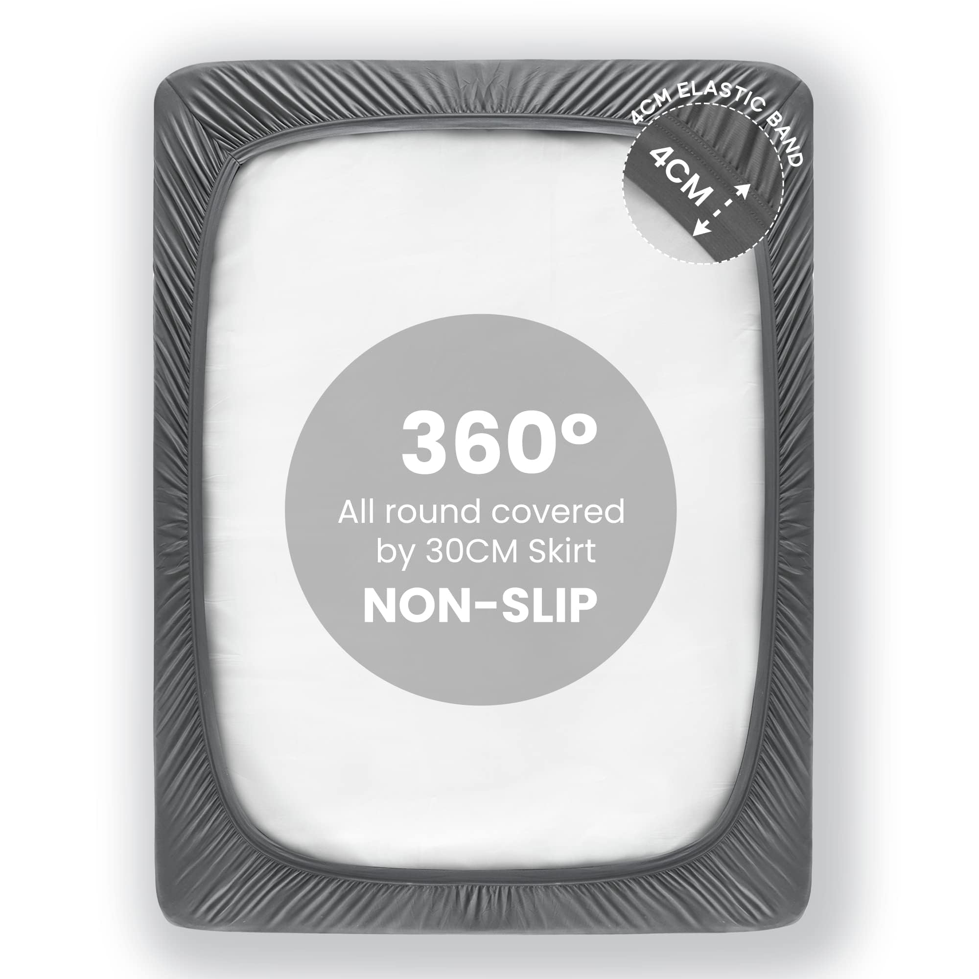 Fodera coprimaterasso sottile 90 x 200 cm impermeabile