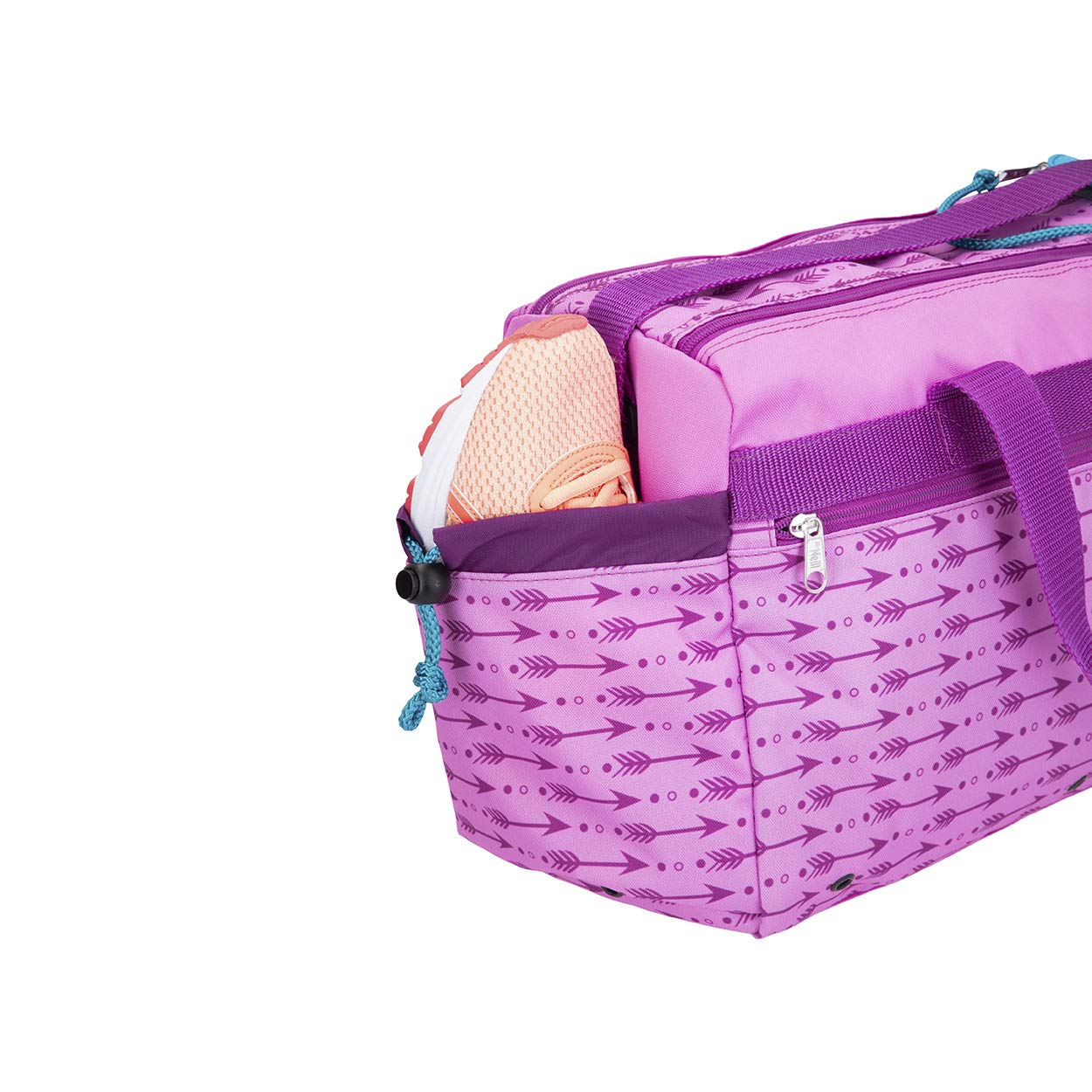 Mayla-McNeill Schulsporttasche Sporttasche Schwimmtasche mit NASSFACH Freizeittasche Kindertasche, Fuchsia