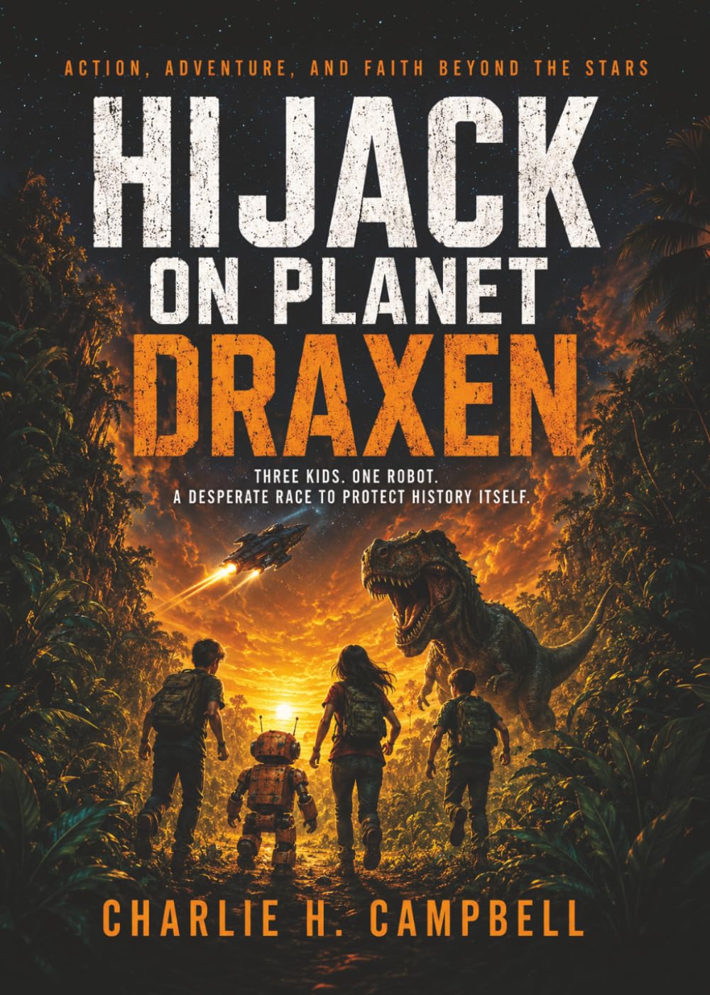 HIJACK ON PLANET DRAXEN: A Middle Grade Sci-Fi Survival Thriller with Faith, Friendship, and Adventure