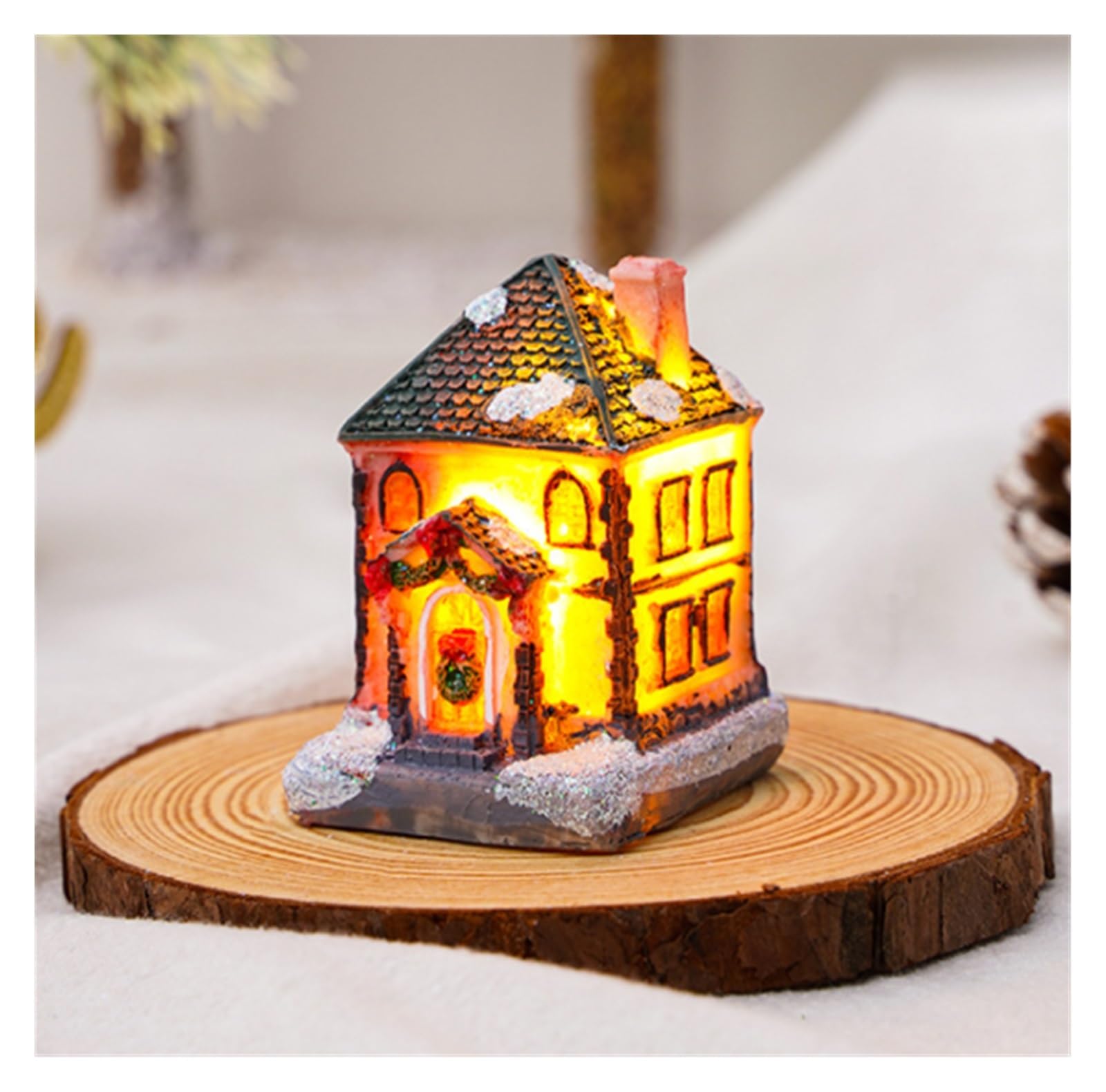 Lanterna di Natale Lanterne Natalizie Decorazioni Natalizie Ornamenti Per L'albero Di Natale Lanterna Di Natale Lampada A Candeliere Decorazione Per Luce Notturna Lanterne di Natale Lanterna Natalizia