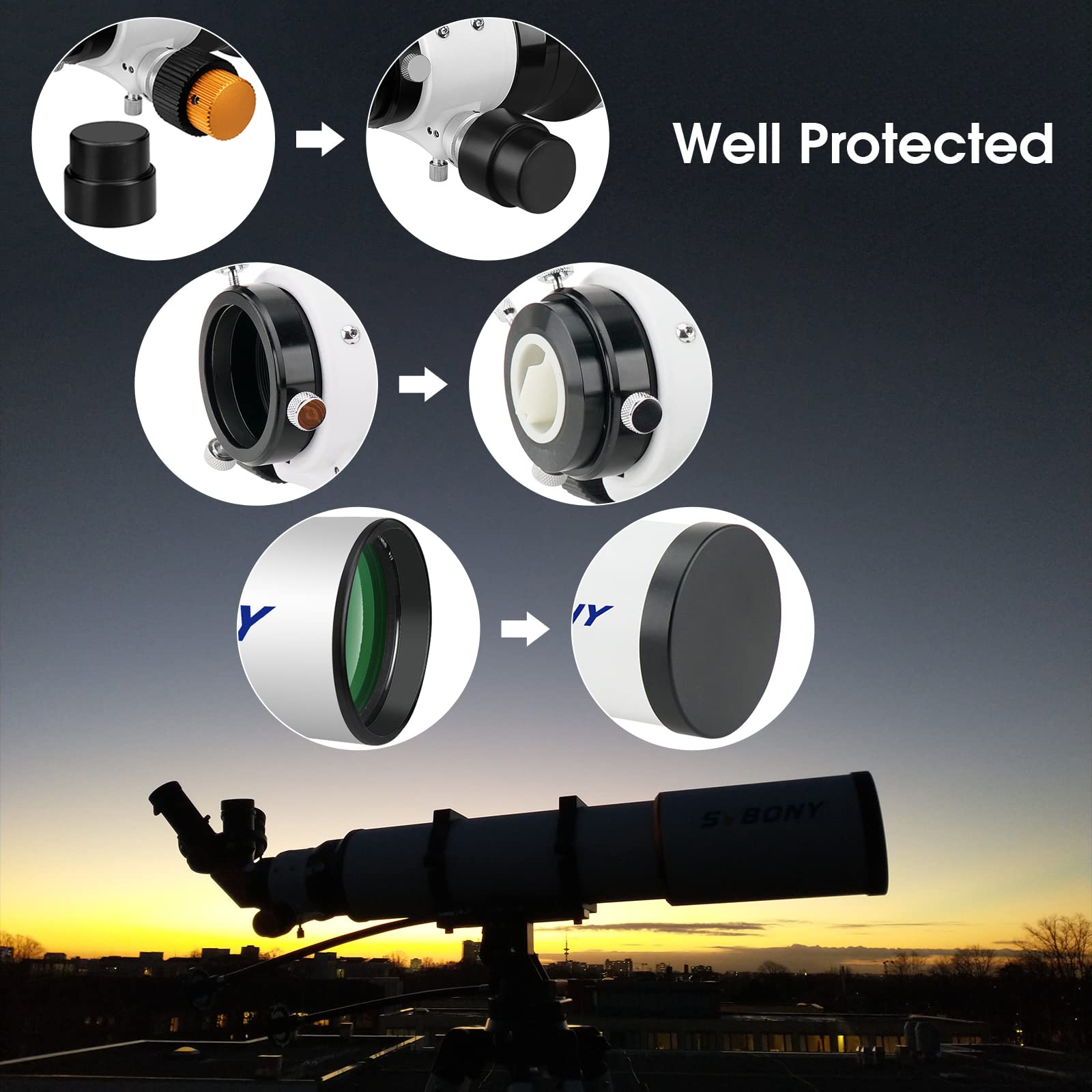 Buy Svbony SV503 ED Telescope,102F7 Achromatic Refractor,Extra Low