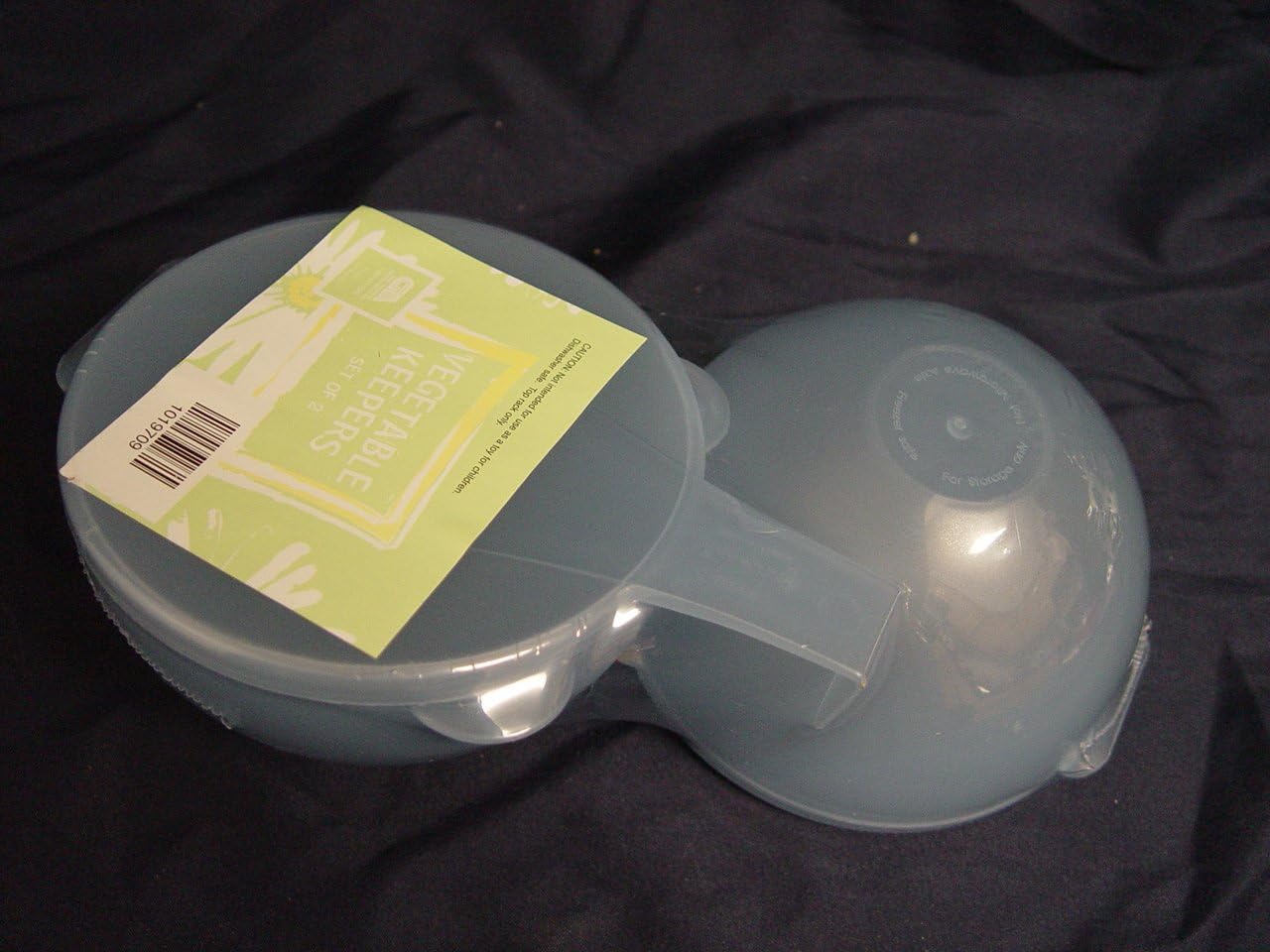 Set of Two Me NOT Onion Tomato Grapefruit Keeper