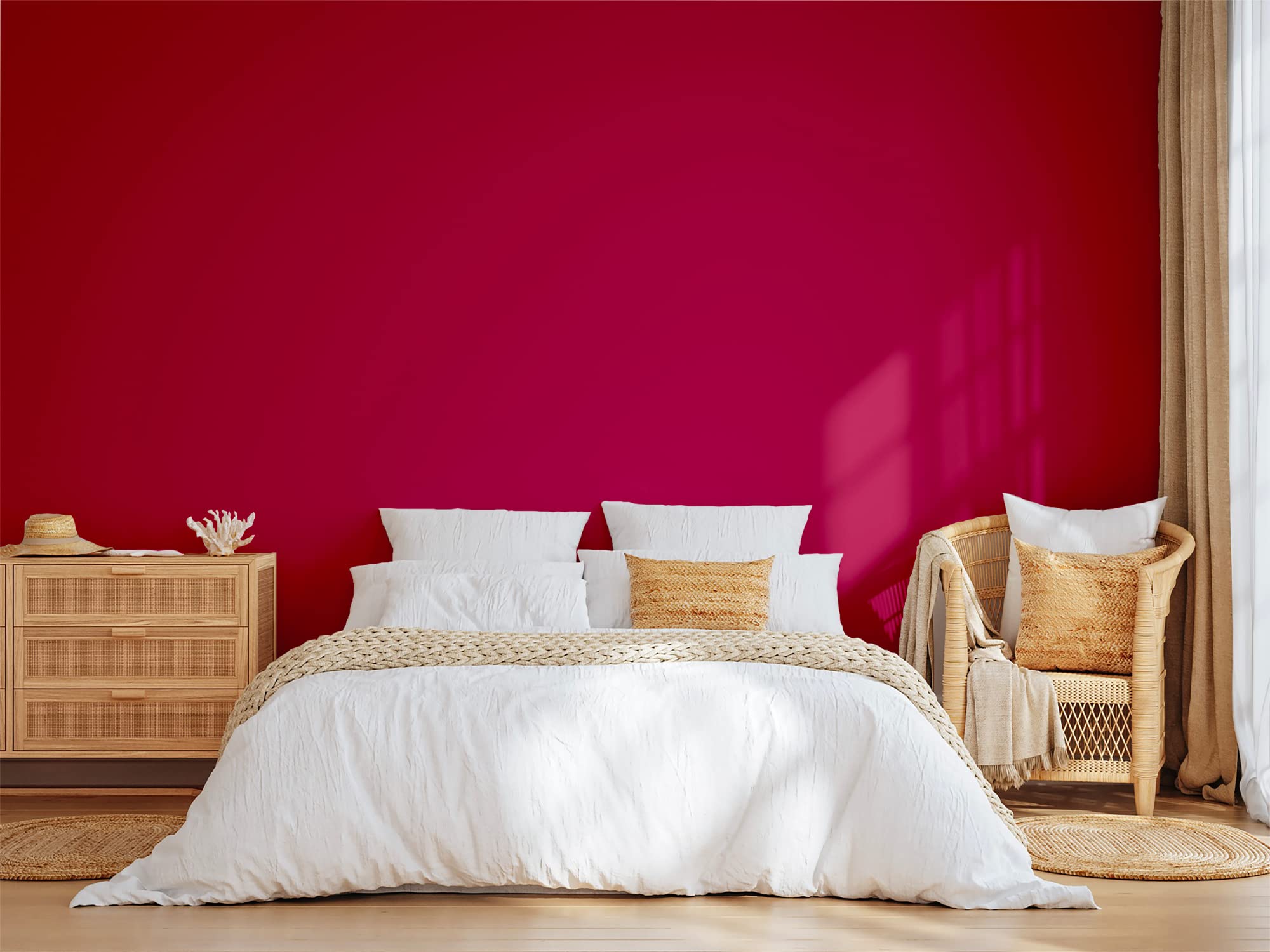 BOX DECO COLORES - Pintura de pared acrílica con aspecto mate (2,5 L), color rosa