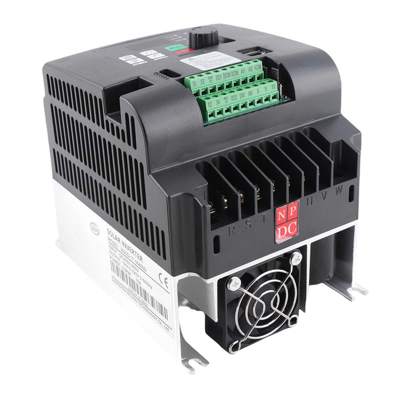 Solar Inverter 4KW Azionamento a frequenza variabile Regolatore di velocità della pompa fotovoltaica monofase con tecnologia MPPT per pannelli solari Azionamento di ventila