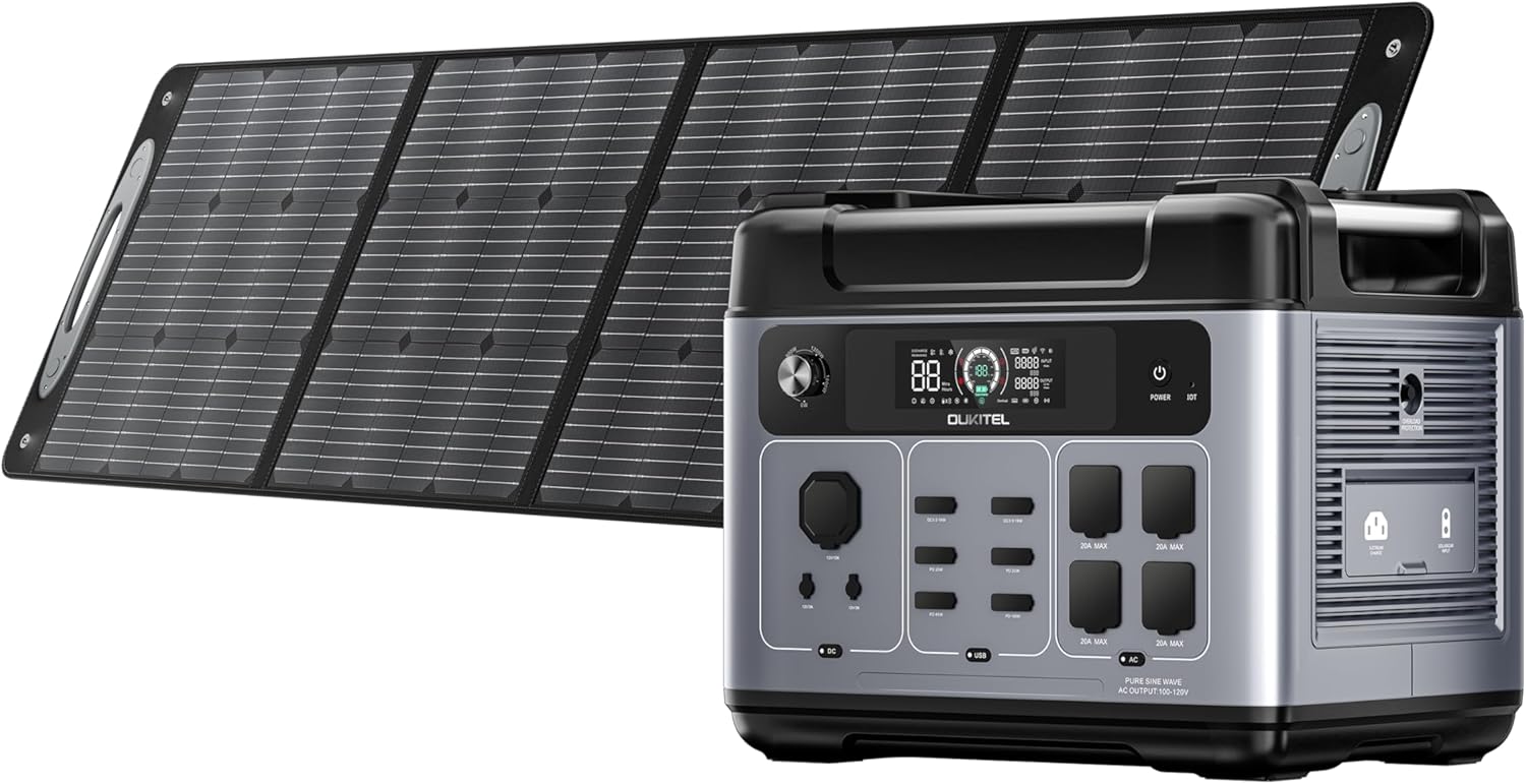 71xNaVN3olL._AC_SL1500_ OUKITEL Solar Generator P2001 Plus
