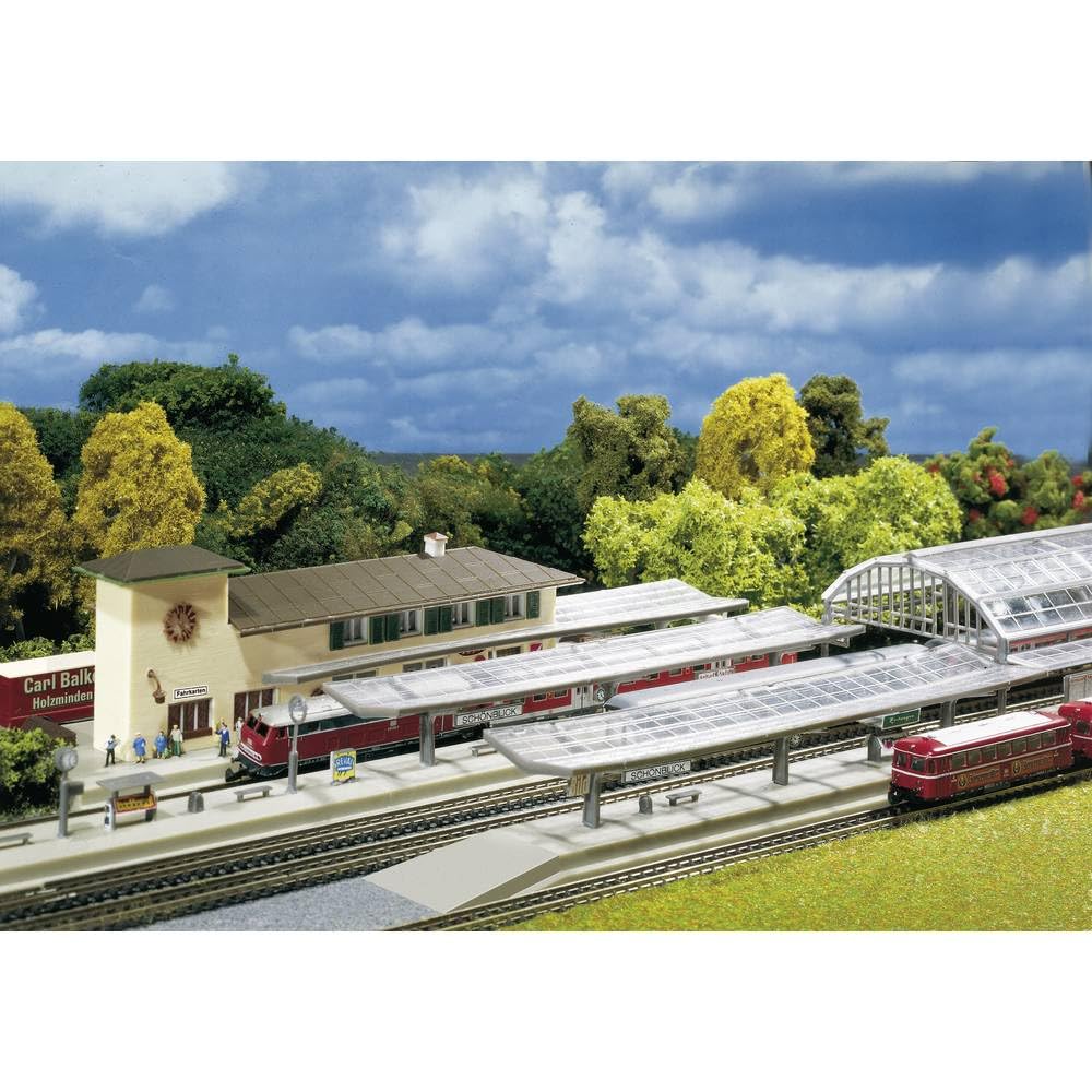 Amazon.com: Faller 282718 3-Platforms with 2-Covered Z Scale