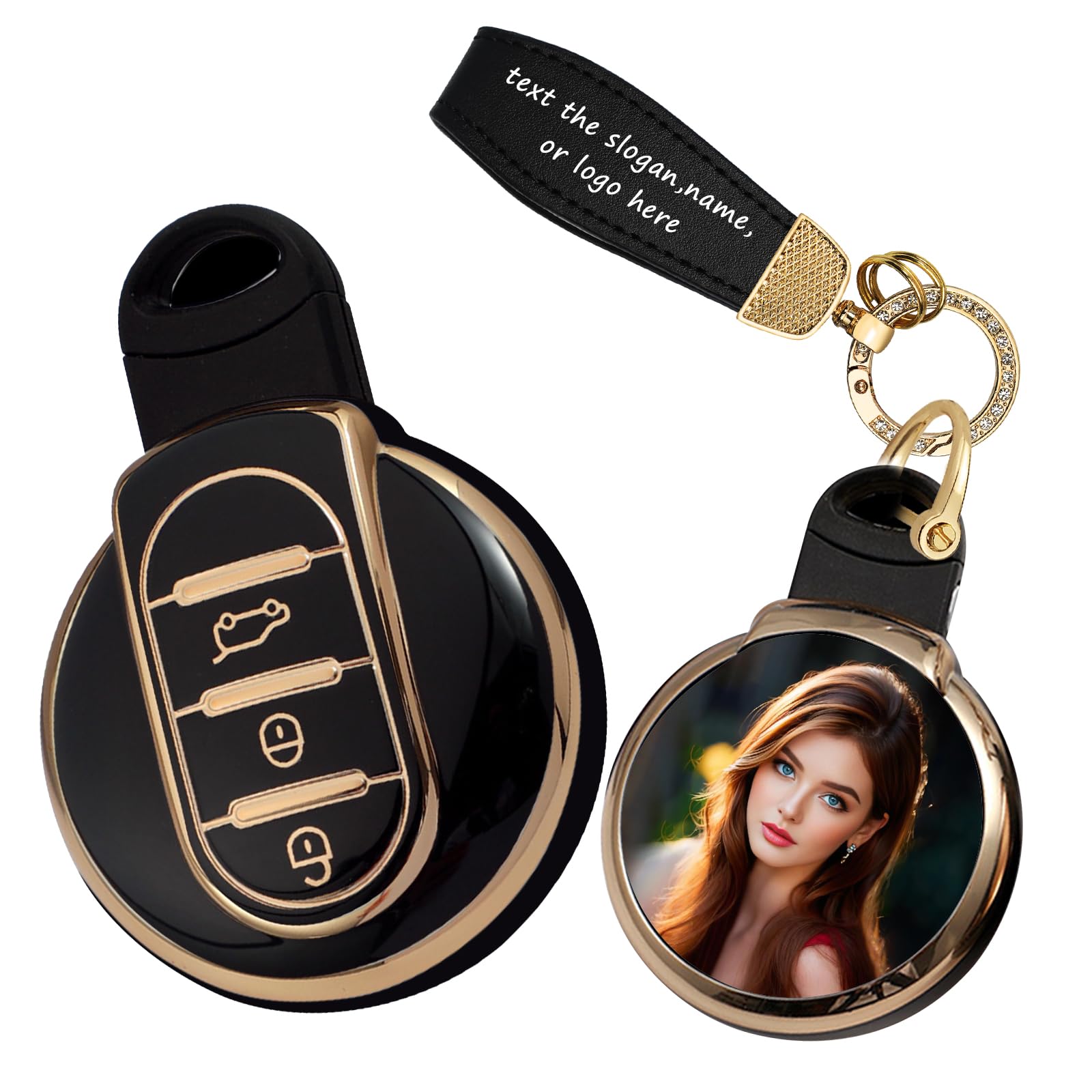 Coque de clé personnalisée contre les rayures de télécommande Mini Cooper - 8