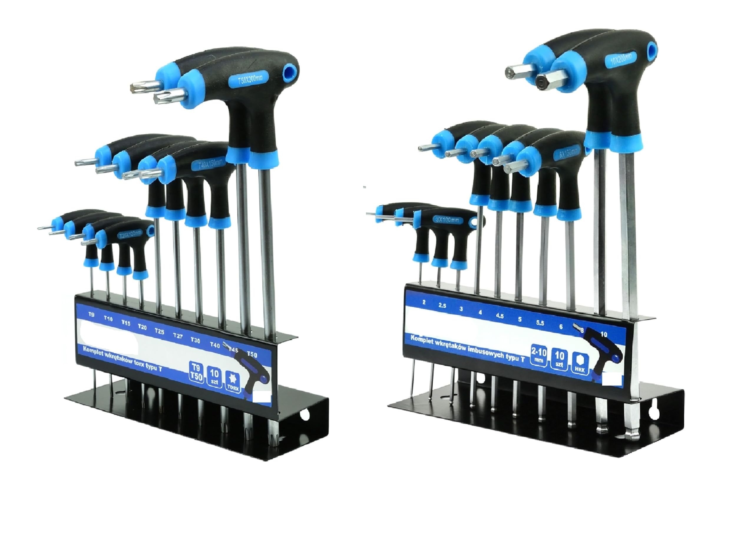 Toolwiz Set Di 14 Chiavi A Brugola A T Con Impugnatura A T Set Di Chiavi Esagonali Portatili SAE E Metriche CR-V Set Di Set Brugole In Acciaio Per 4S Negozio Di Riparazione Di Moto Meccanici