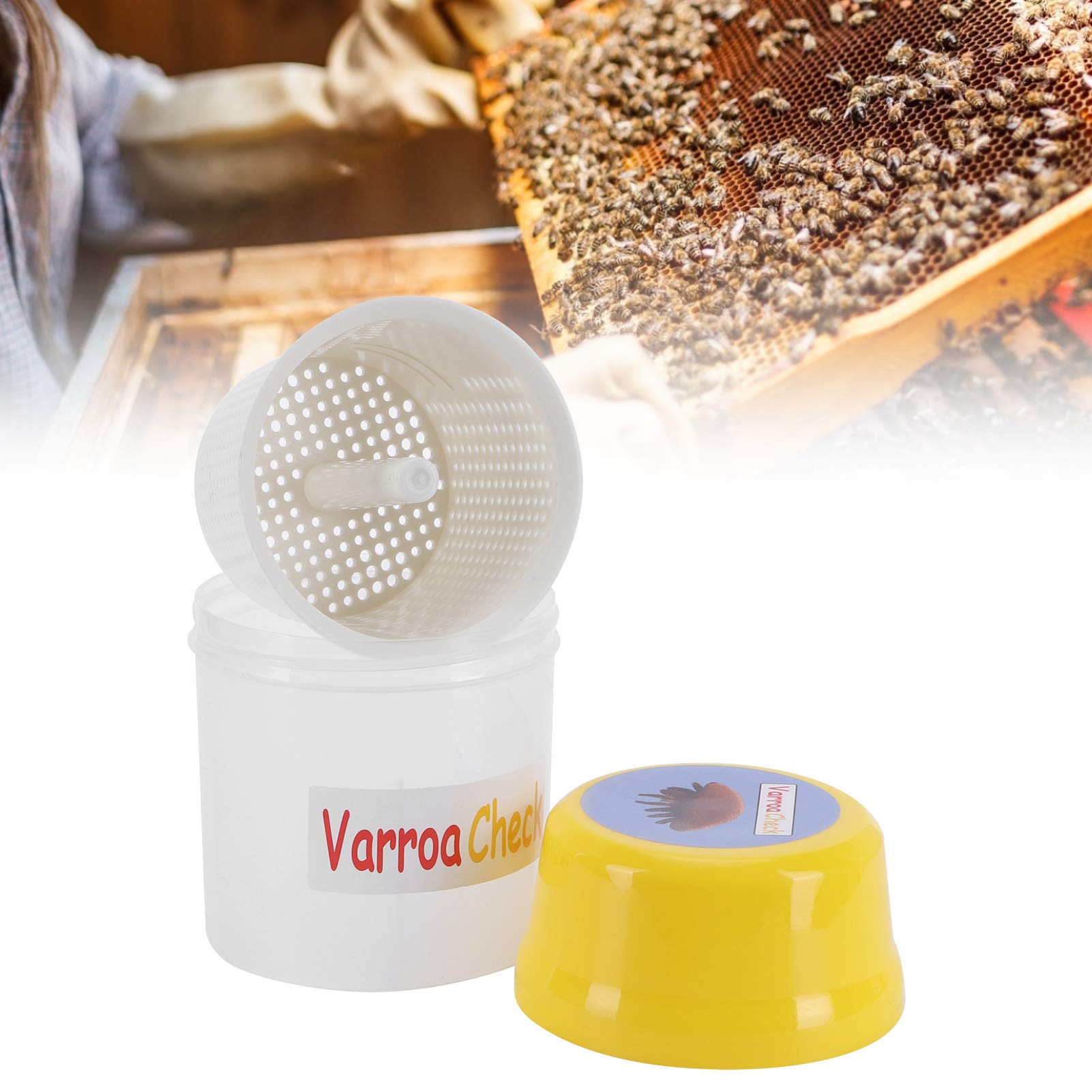 banapoy Varroa Check, Reliable Sampling Varroa Shaker, Non‑Toxic And Durable Accurate Counting Outdoor for Beekeeping for Beekeeper Mite Measuring