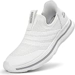 ODCKOI Men's Slip On Shoes Breathable Hands Free Walking & Running Shoes for Gym, Work & Daily Use Without Lightweight Cushion No Tie Design Laces Sports Sneaker