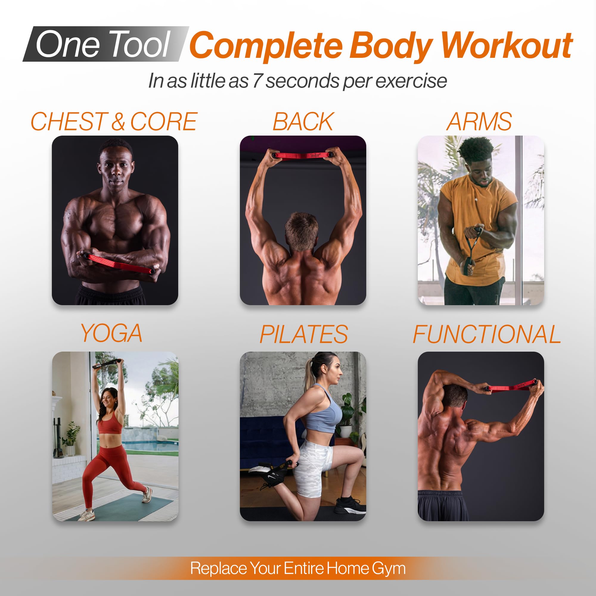 Bullworker Iso-Bow Pro Pair Isometrisches Trainingsgerät – Selbstwiderstands-Stretch-Gurt, Trainingsgerät, tragbare Heim-Fitnessgurte für Yoga, Pilates, Mobilitäts- und Krafttraining