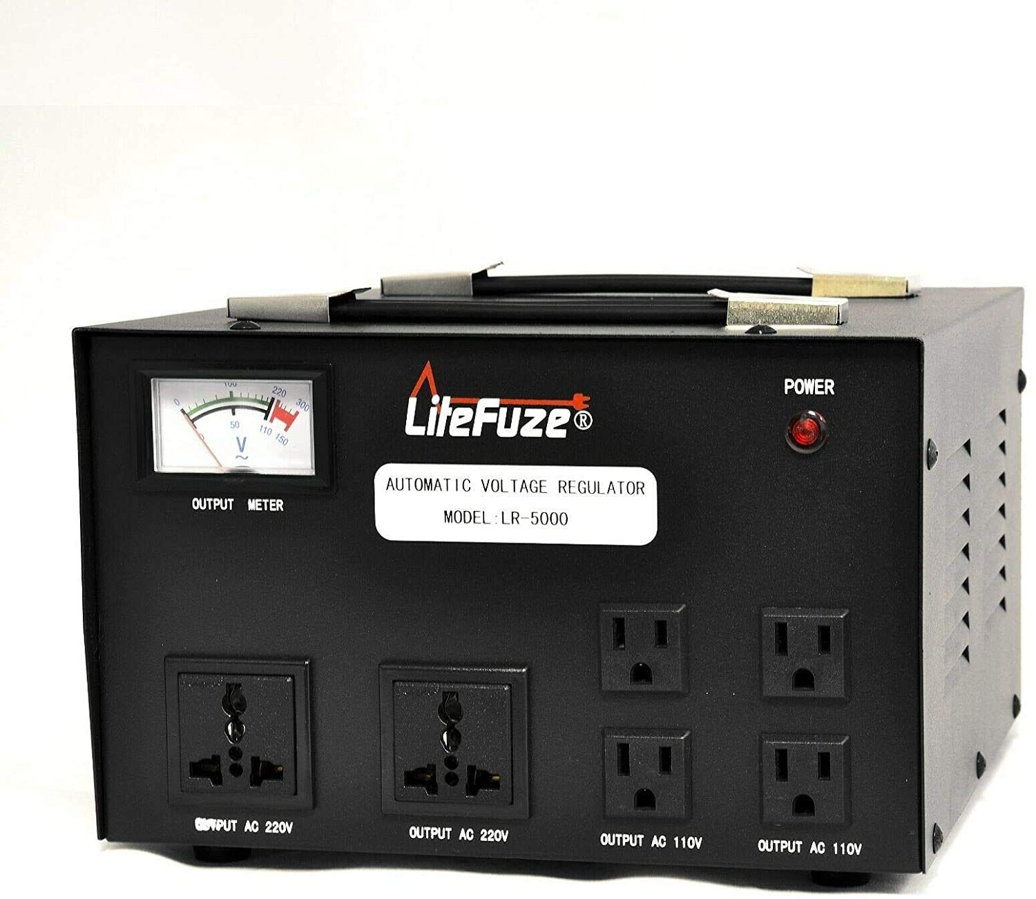 Buy LiteFuze 5000 Watt Voltage Converter Transformer Heavy Duty