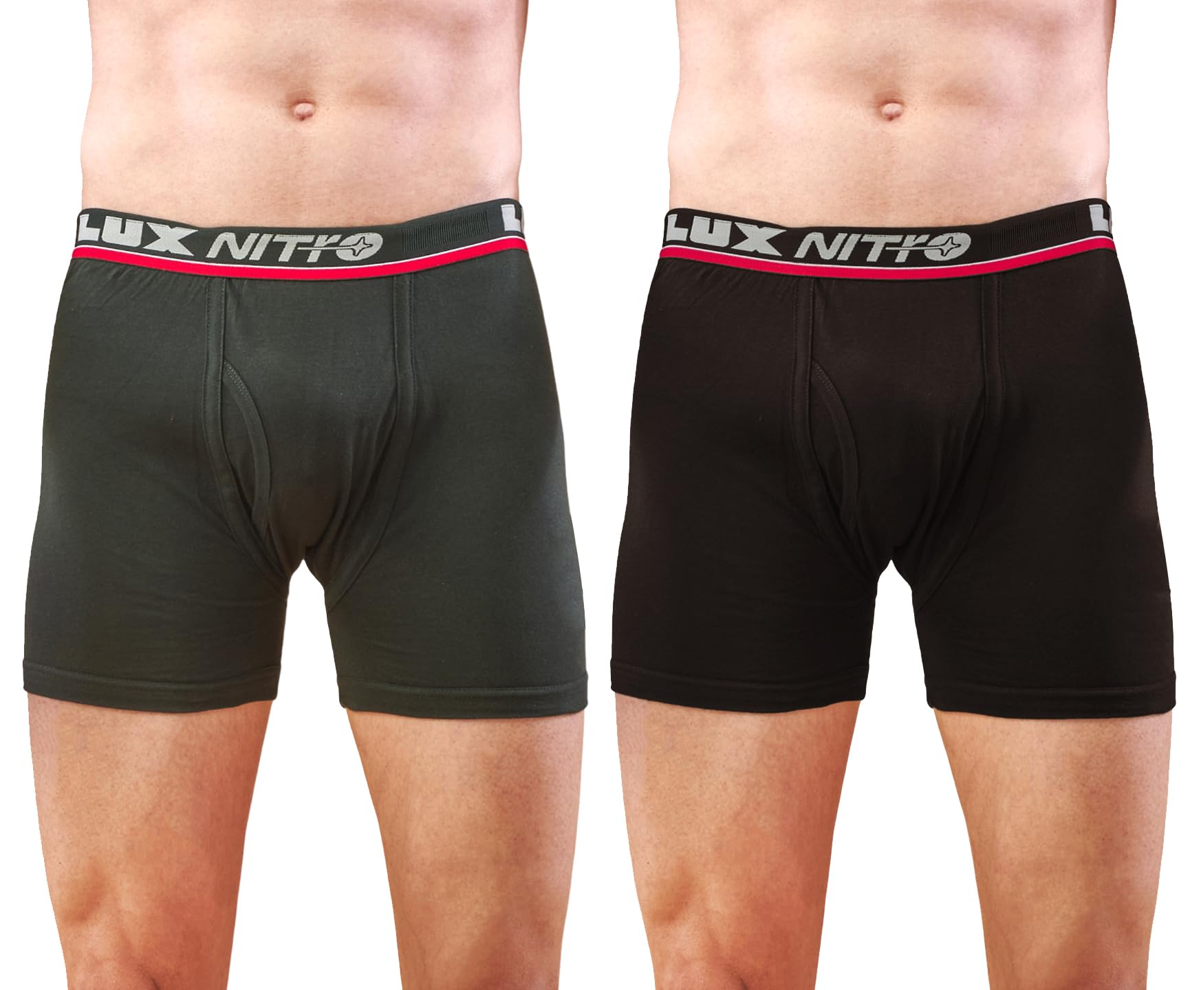 Men's Long Trunk | 100% Combed Cotton | Super Soft Outer Waistband | Breathable & Long-Lasting Comfort Pack of 2-image-18