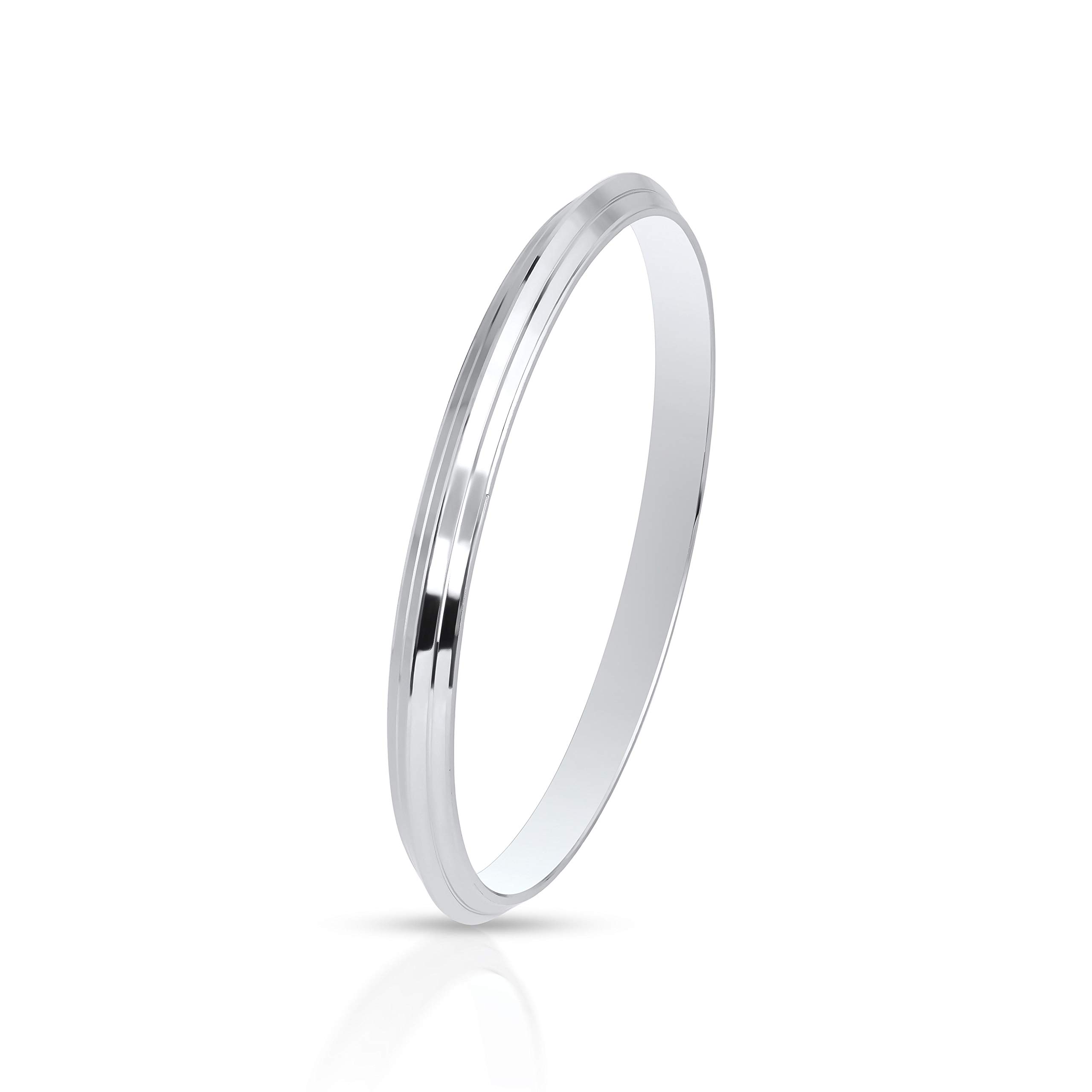 Morir Stainless Steel Plain Thin Line Macho Stylish Exclusive Special Design Gift for Him Everyday Kada/Kadaa Bracelet for Men Women (B087B58CR3) Amazon Price History, Amazon Price Tracker