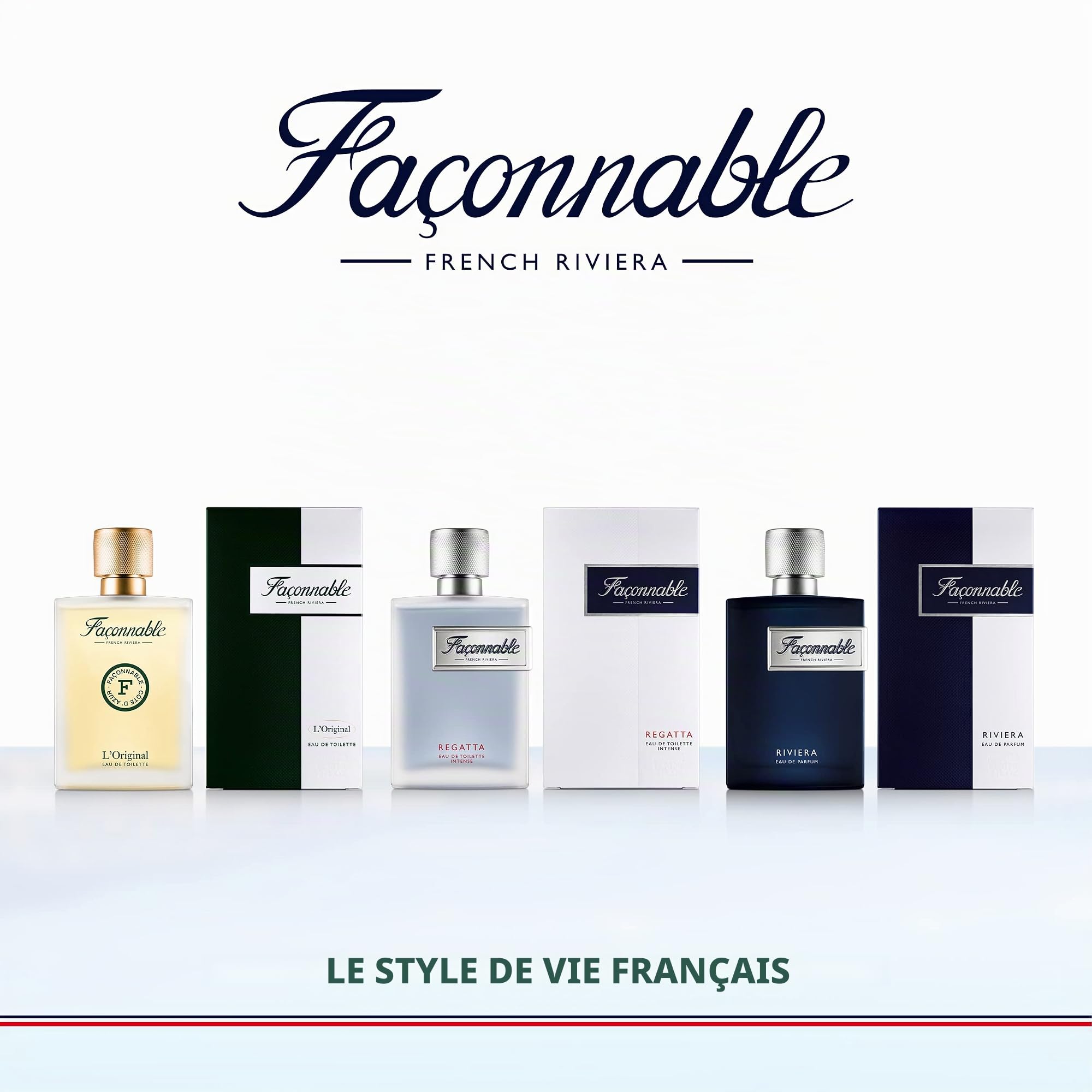 Façonnable - Riviera 90ml - Eau de Parfum Homme - Senteur Boisée & Aromatique