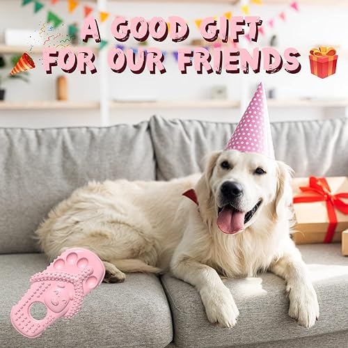 Miniatura 6 de Akuroou Juguete masticable para perros masticadores agresivos juguete de goma resistente duradero para entrenamiento y limpieza de dientes adecuado