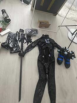 GANTZ ガンツ ボディースーツ　コスプレ　ウィッグ付き サイズ　Ｌ 41iZDXkue5L._AC_UL210_SR210,