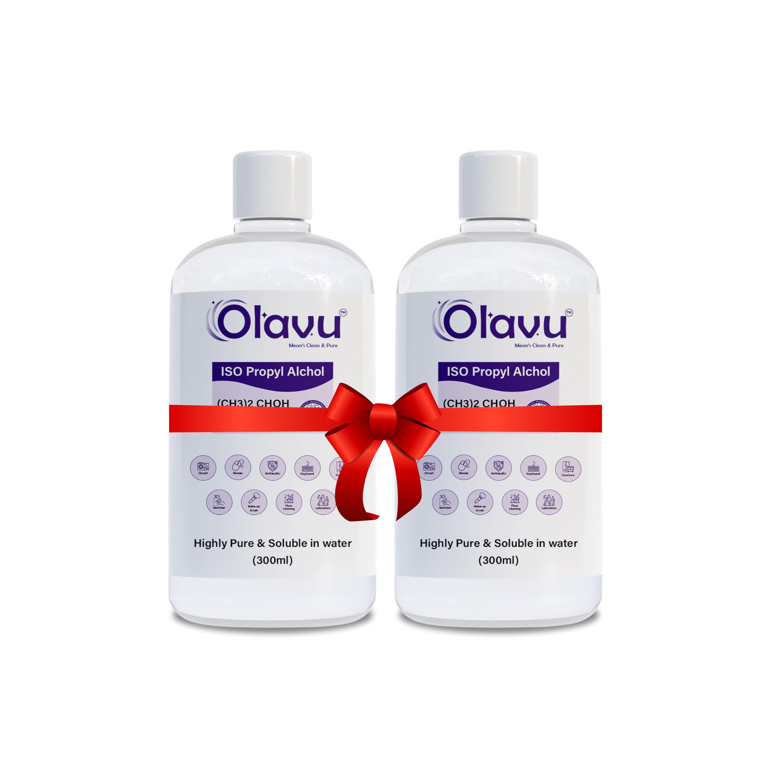 ISO Propyl Alcohol 99.9% Pure (300ml) – Highly Pure & Water Soluble | Multipurpose Antiseptic, Cleaner & Sanitizer Solution Pack of 2-image-36