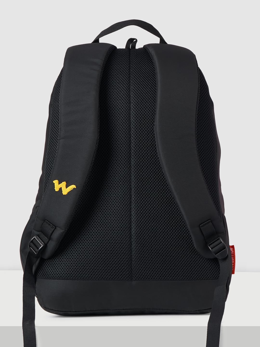 Wildcraft 4x4 Off Road 32L Laptop Backpack for Men & Women Fits 15.6 inch Laptop Padded Shoulder Straps, Multi Compartments, Anti-Theft Zippers College & Office Bag M Black