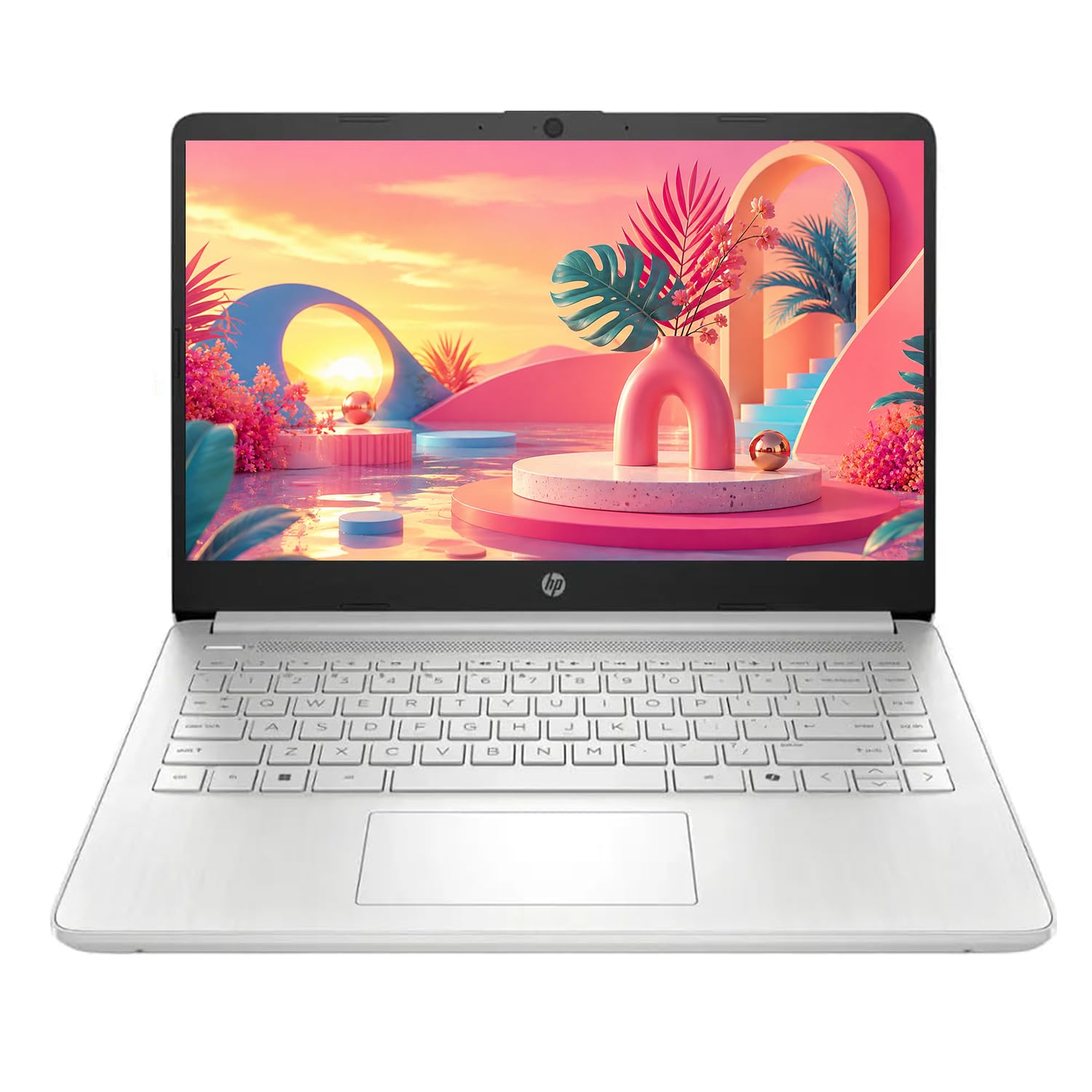 HP 14 Laptop Computer, 2027 Edition, Intel N150 CPU, 4GB RAM, 128GB SSD, Win 11 with Microsoft 365
