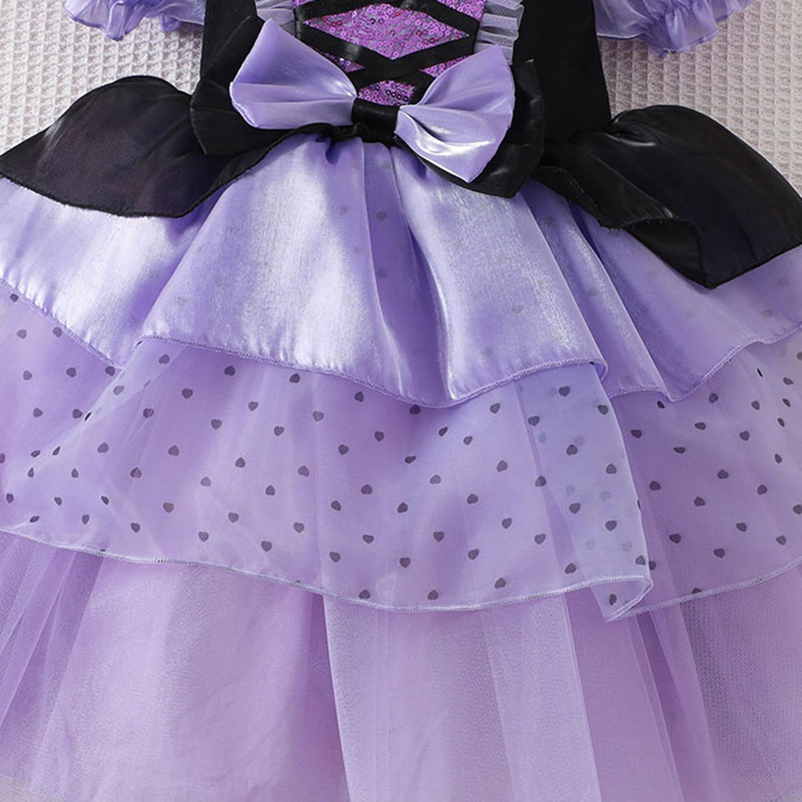 Generisch Kostüm Halloween Mädchen - Kinderkleid Mädchen Lolita Cosplay Gothic Elegantes Partykleid Sommer Formelle Anlässe Outfit Halloween Märchenkleid