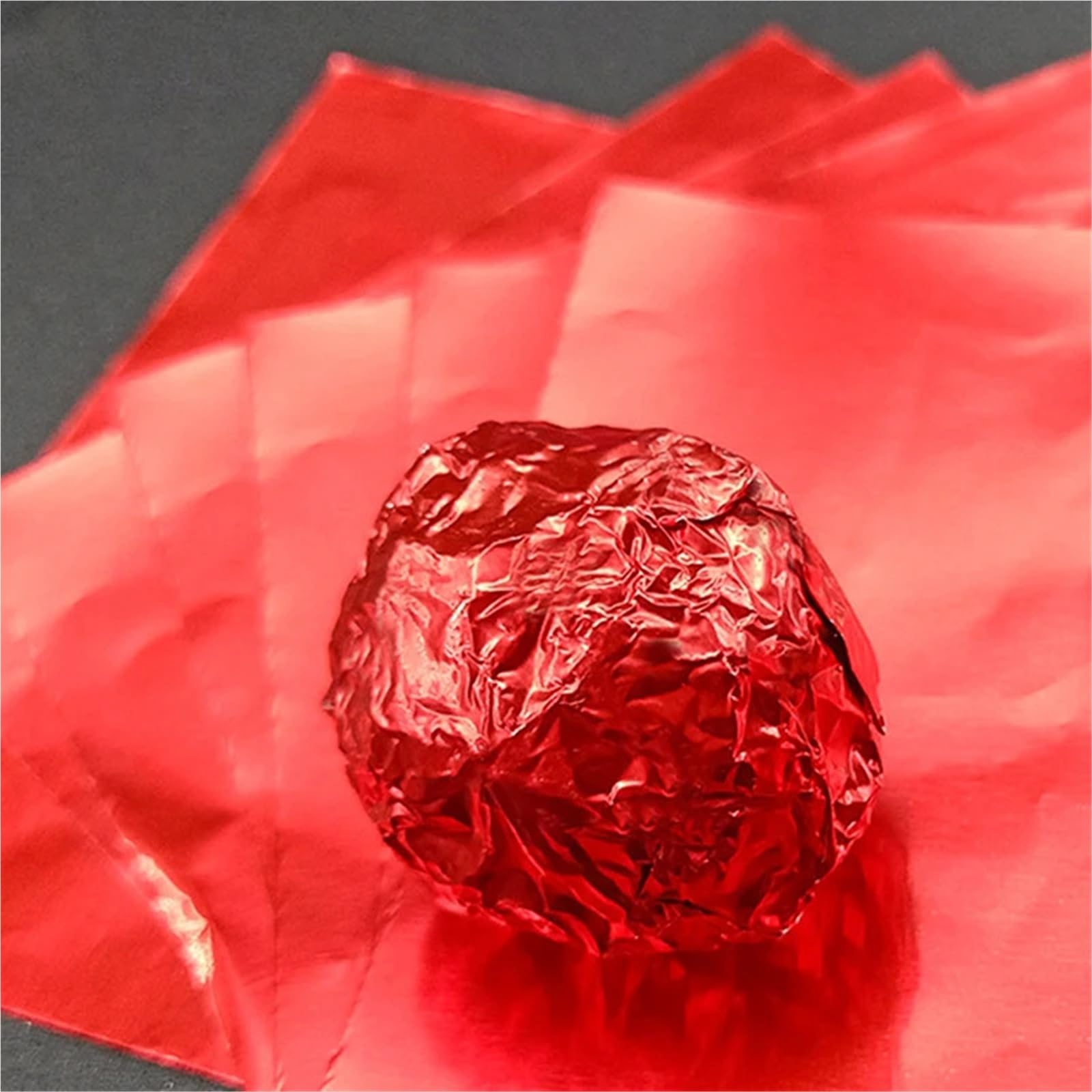 Opakowania na cukierki ze złotej folii 400 szt. 20 cm aluminiowe arkusze papieru do pakowania domowe czekoladowe upominki przyjęcie weselne(20x20cm Gold)