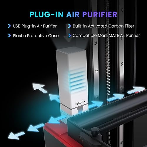 Miniatura 8 de ELEGOO Saturn 3 MSLA - Impresora 3D de resina de escritorio con pantalla LCD monocromática de 12K de 10 pulgadas, rebanadora de tango Voxeldance,