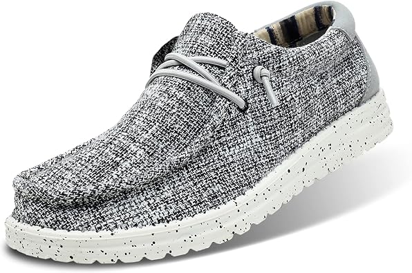 Mens Machine Washable Loafers Lace Up Slip On Casual Comfortable and Breathable Boat Shoes for Work Lightweight Soft Sole Traveling Shoes Gifts for Men Zapatos para Casuales
