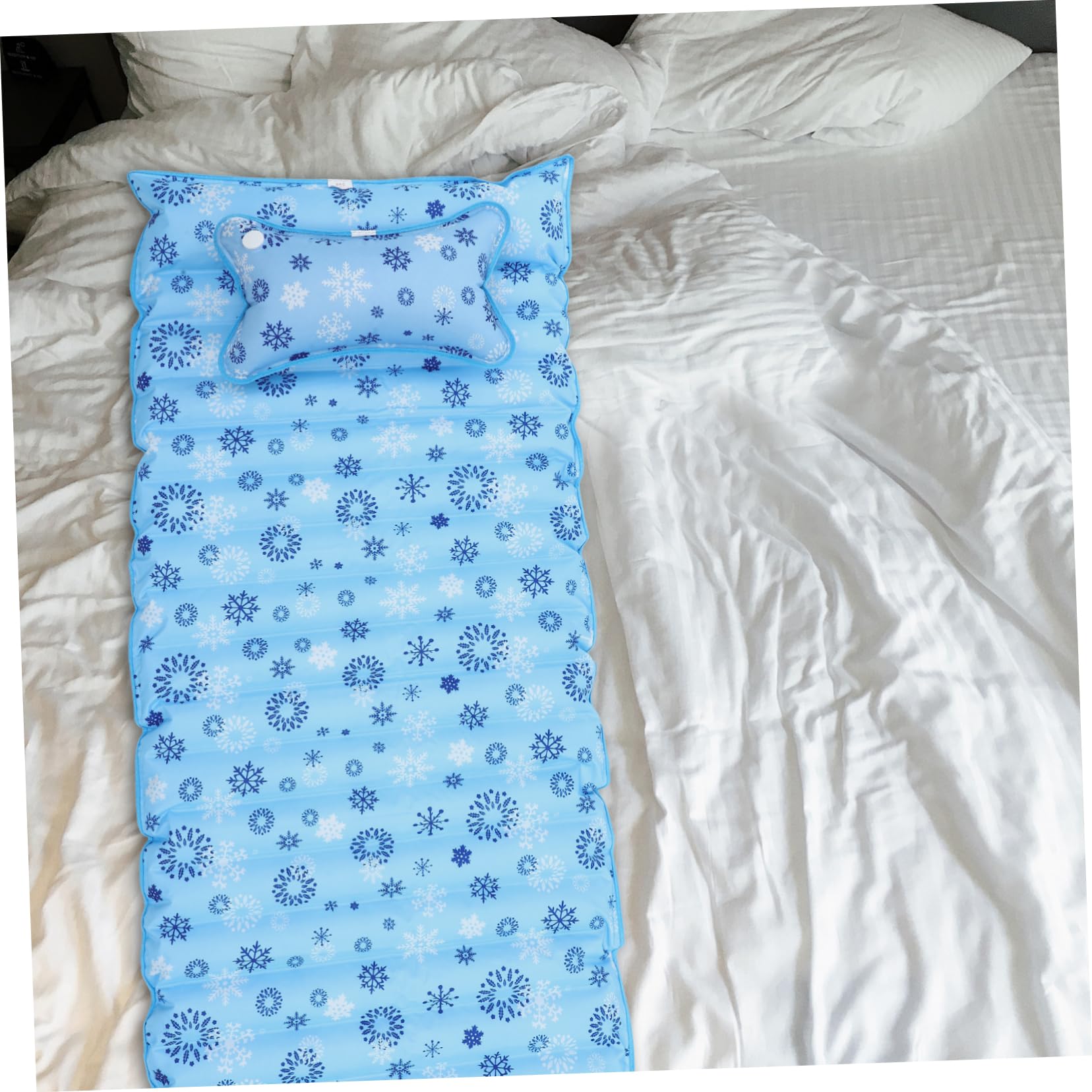 Cabilock Colchón de Agua Refrescante de Verano para Cama Individual, Material PVC Reciclable y Amigable Piel, Adecuado para Niños y Personas Mayores en Temporada de Calor