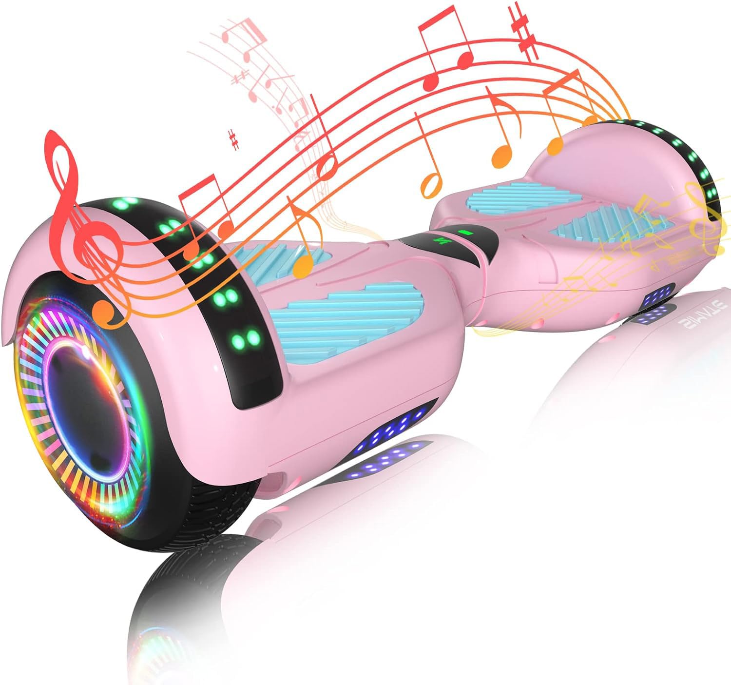 COOLBABY 6.5" Hoverboard with Bluetooth & LED Lights, Self Balancing Hover Boards for Kids & Adults & Girls & Boys, for All Ages PK