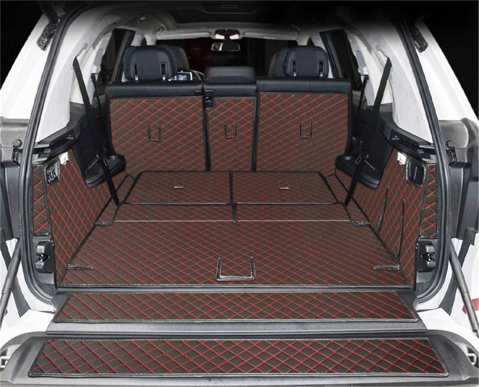 Tapis De Coffre Voiture Pour BMW 1er F70 120 2024 2025+ - Protection Antidérapante 3D Black/Beige
