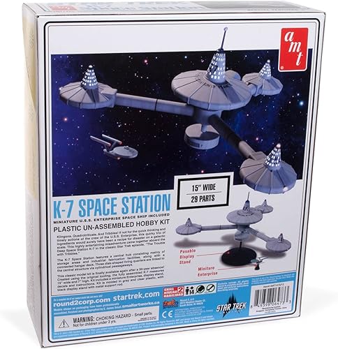 Miniatura 20 de AMT 1296 Star Trek Classic U.S.S. Enterprise 1:650 Modelo Kit
